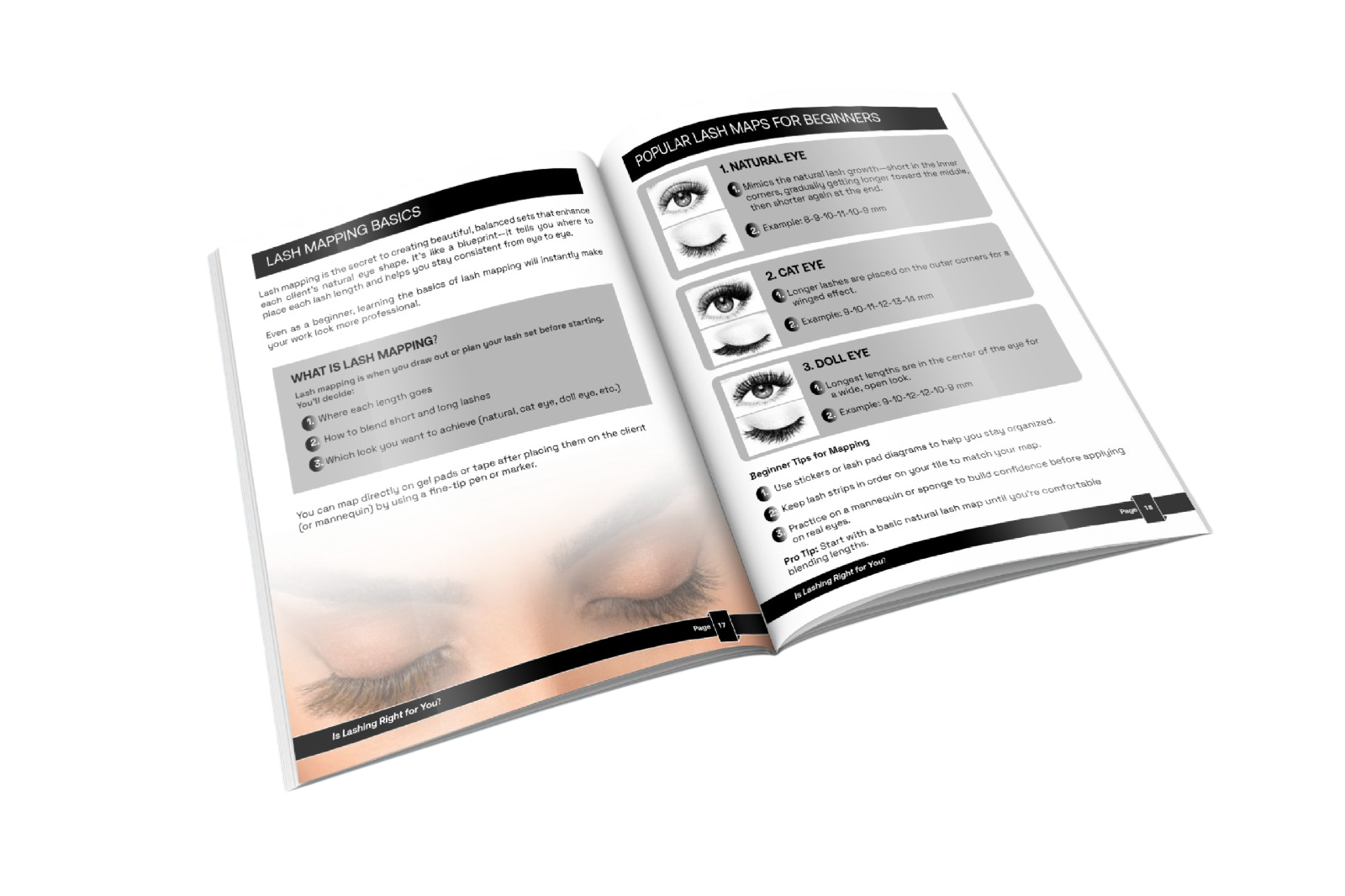 Detailed instructional spread